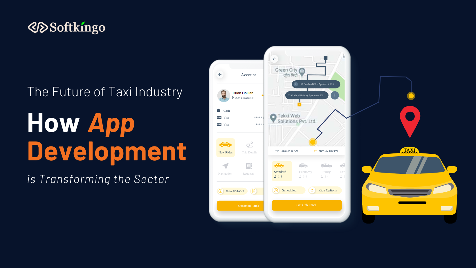 The Future of Taxi Industry: How App Development is Transforming the Sector