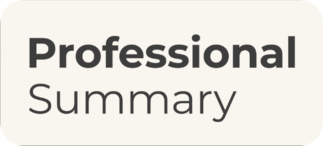 Professional Summary