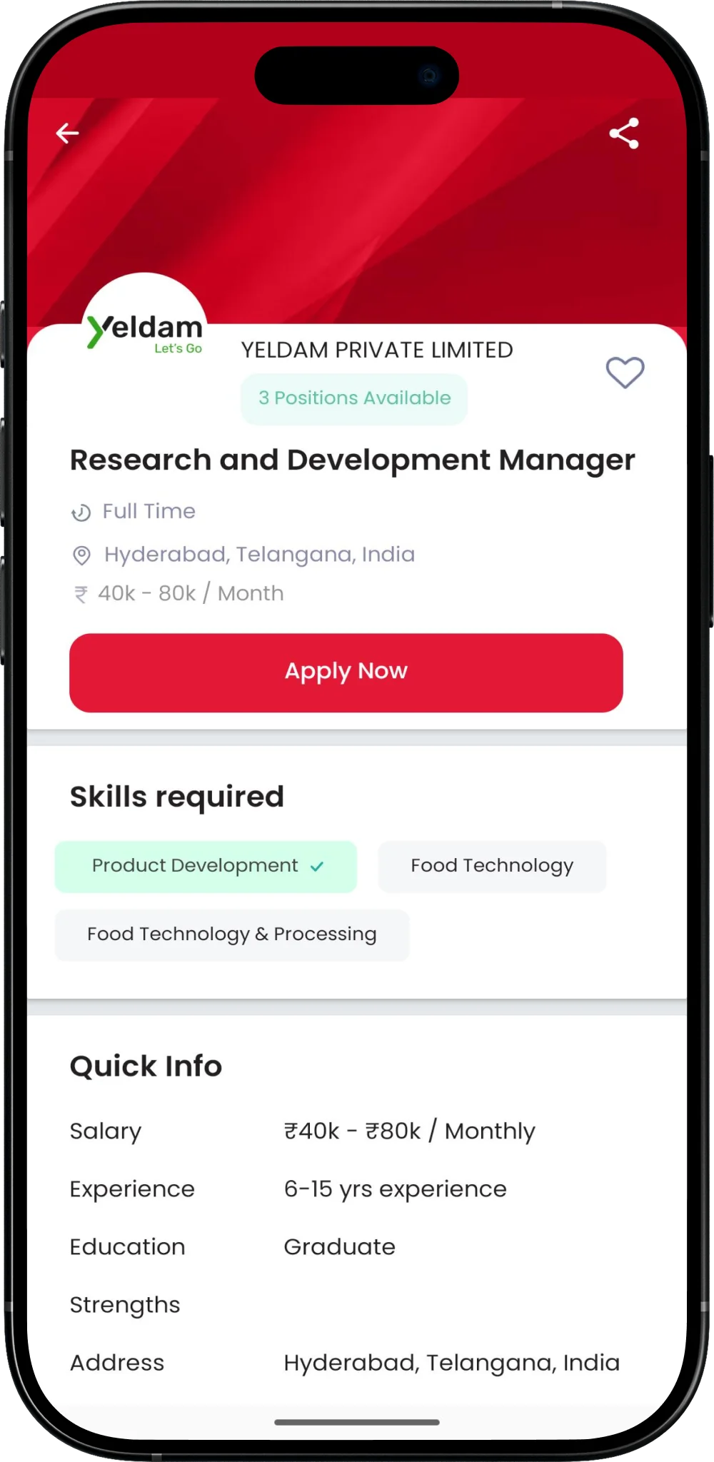 Job Details