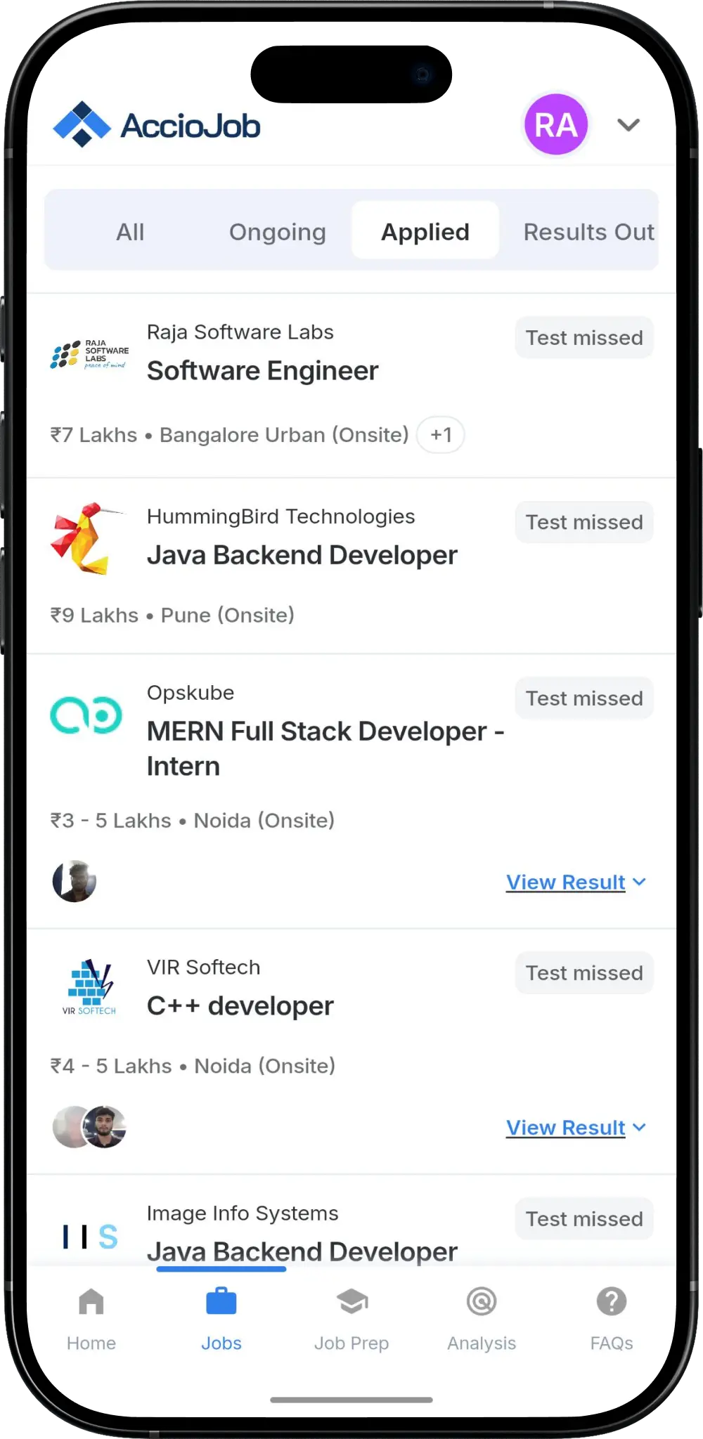 Job Applications