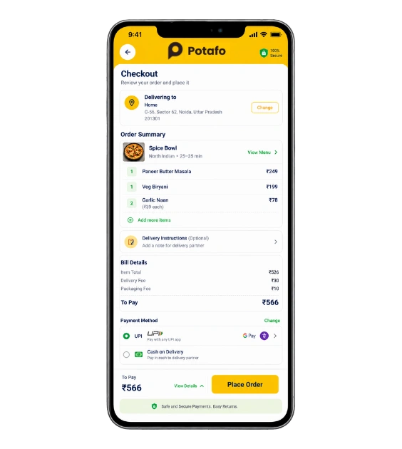 Online Ordering