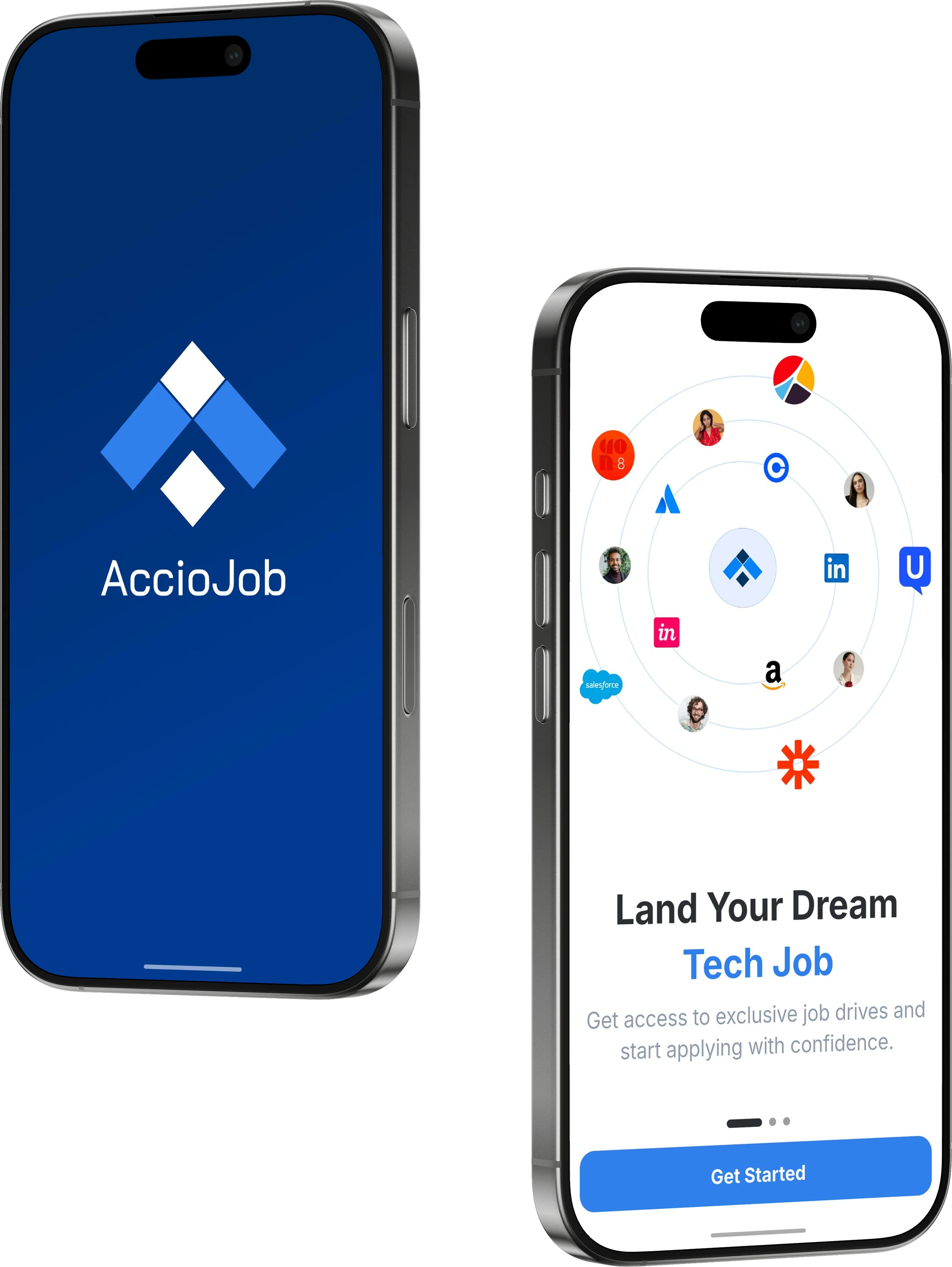 AccioJob: Tech Jobs & Career Platform mockup