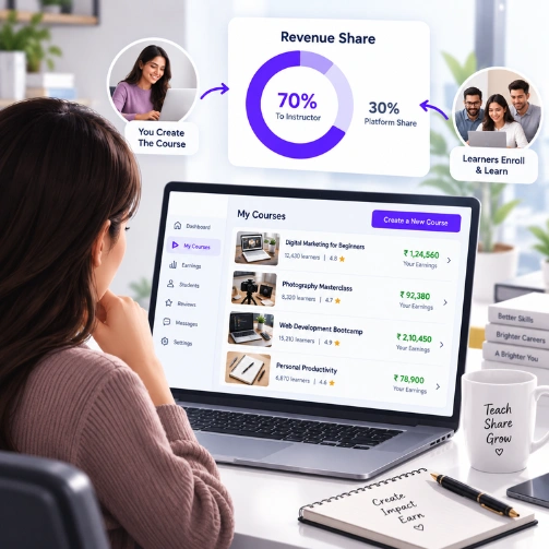 Revenue Share on Course Sales