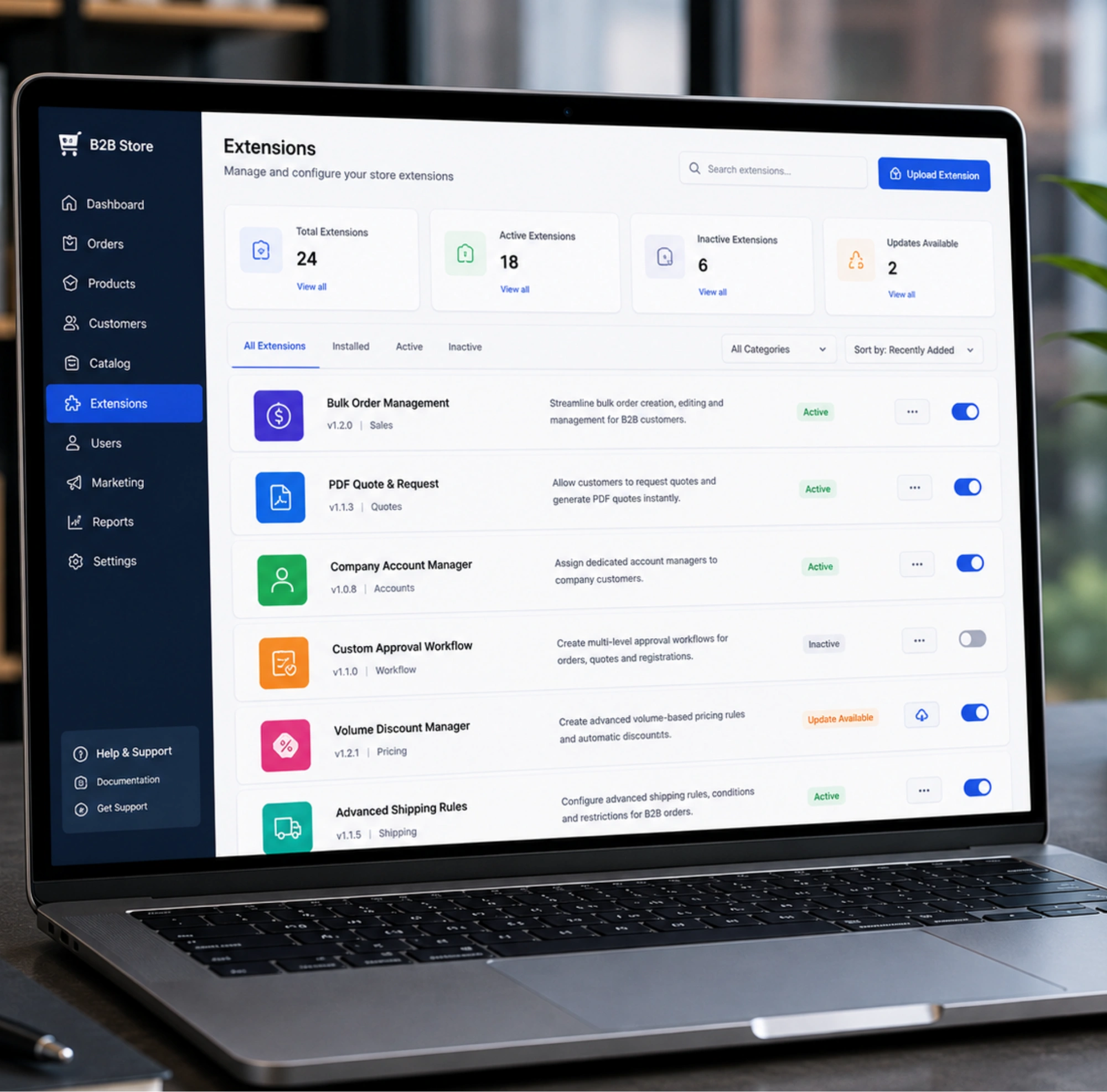 B2B Extension Development