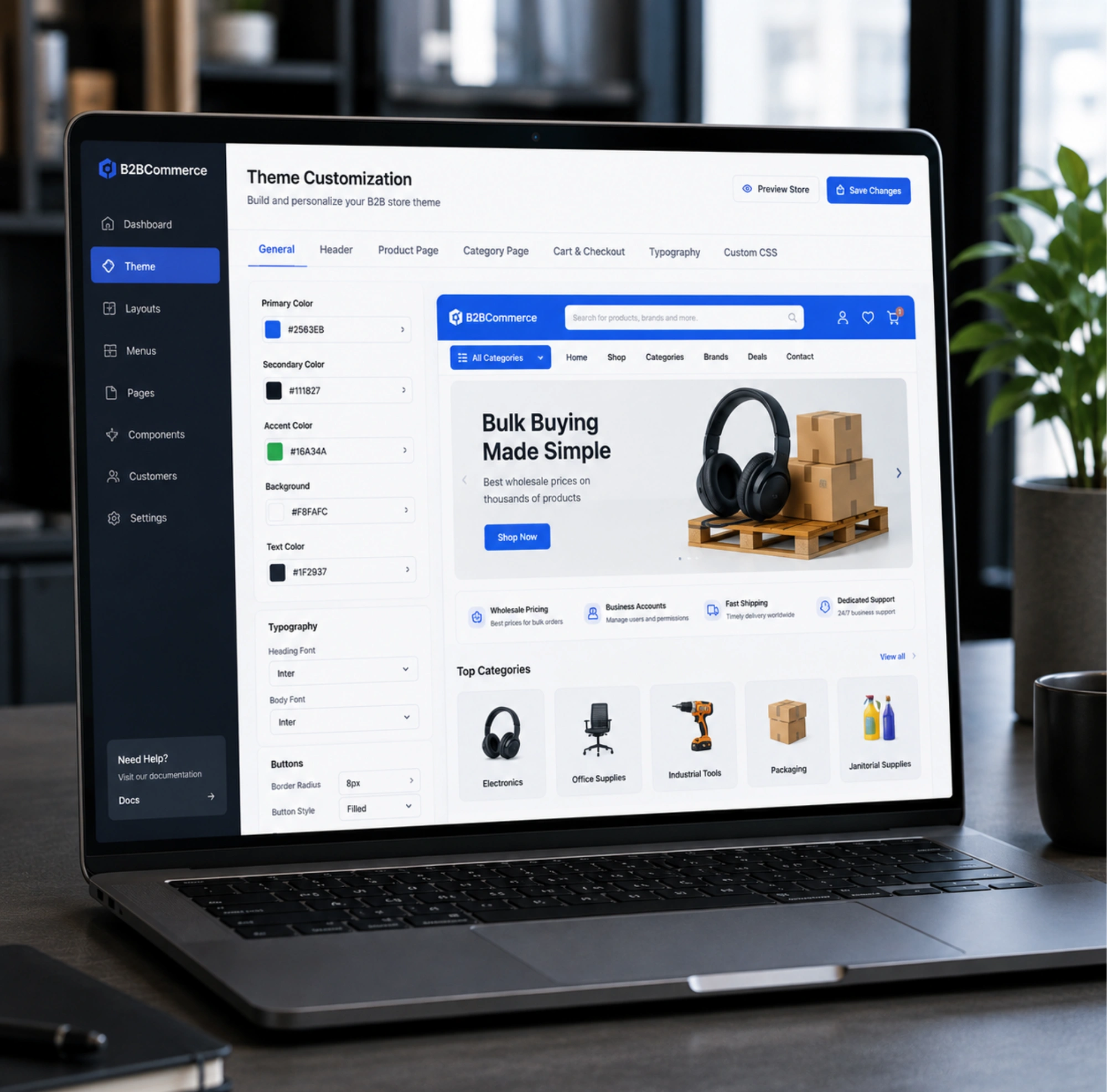 B2B Theme Development
