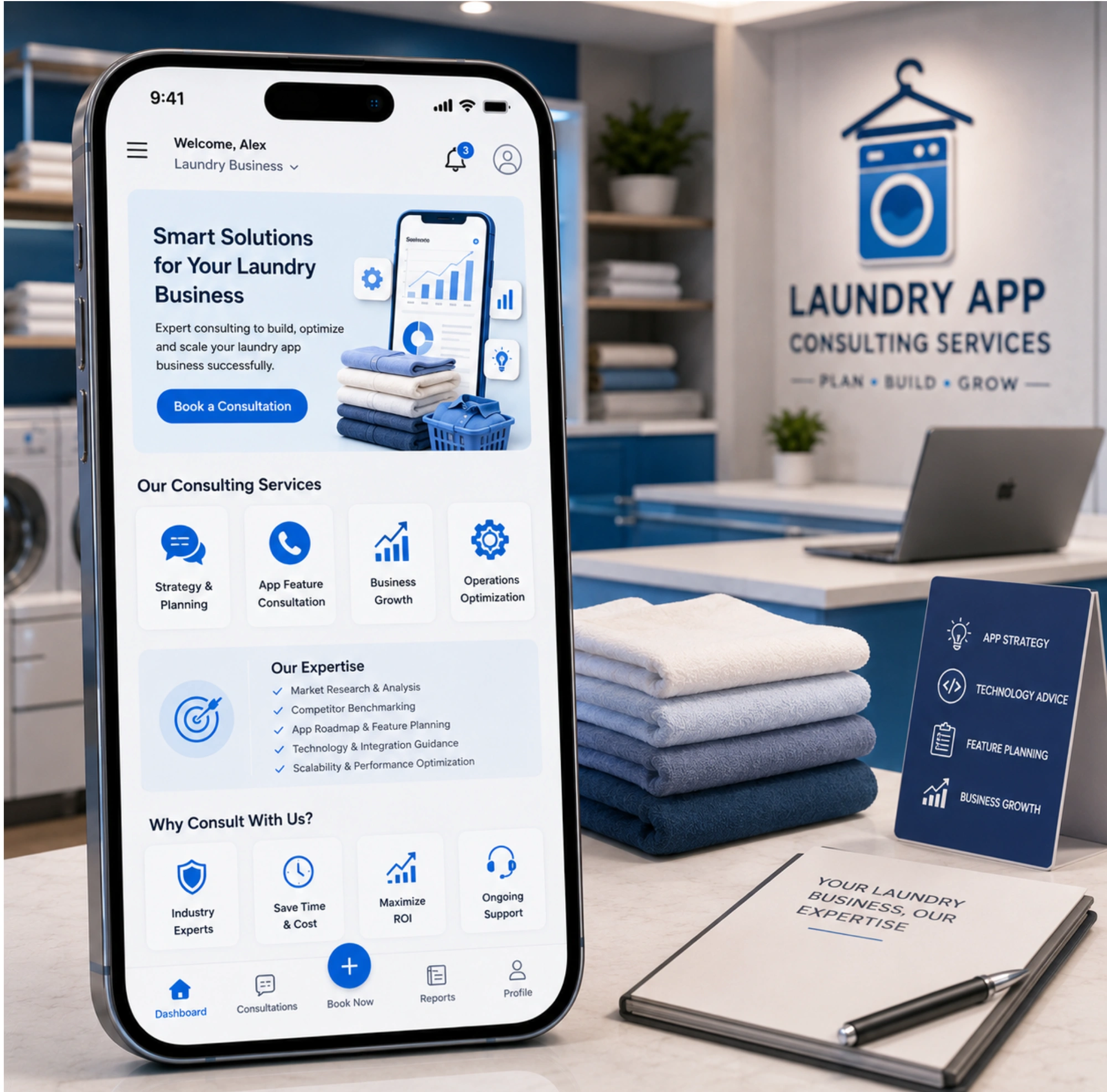 Laundry App Consulting Services