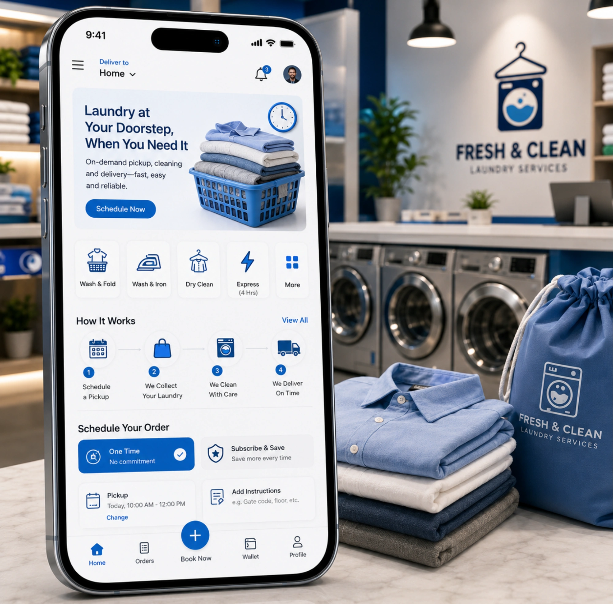 On-Demand Laundry App Development Services