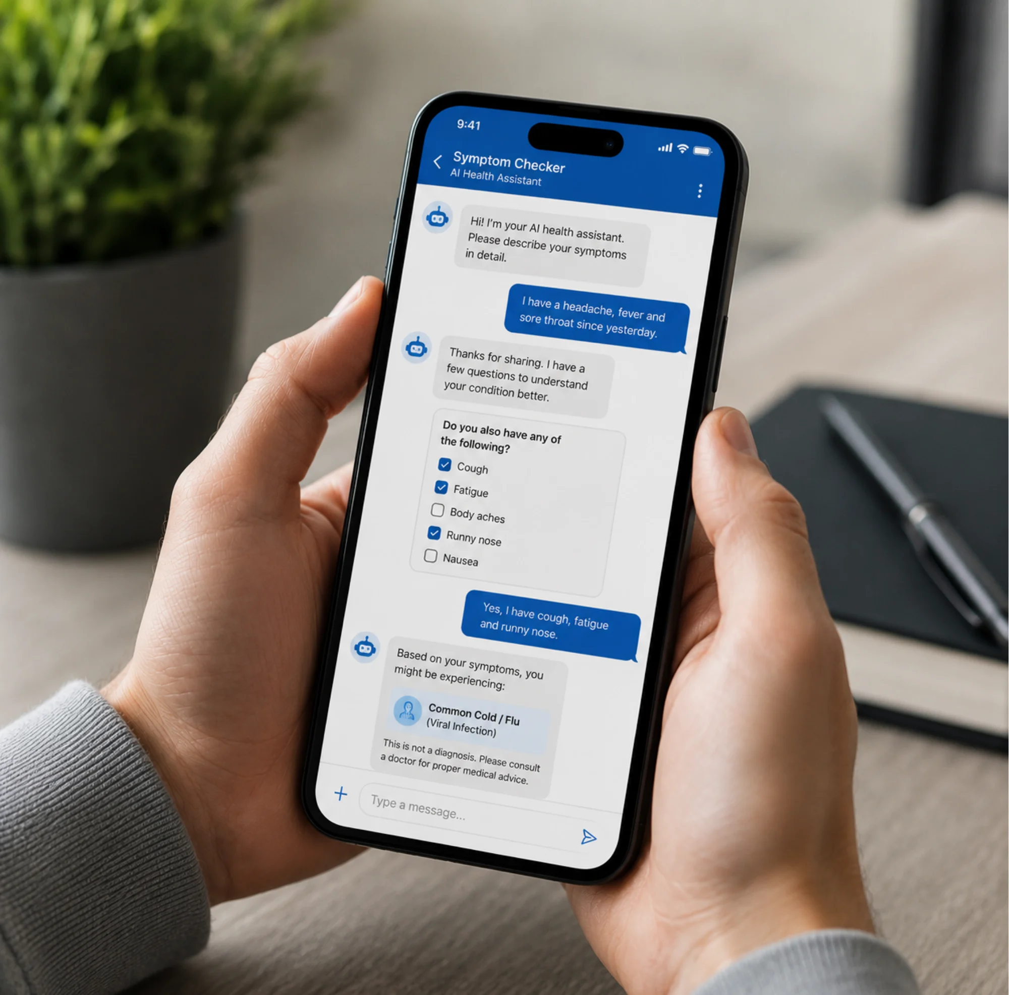 AI-Enabled Symptom Checker