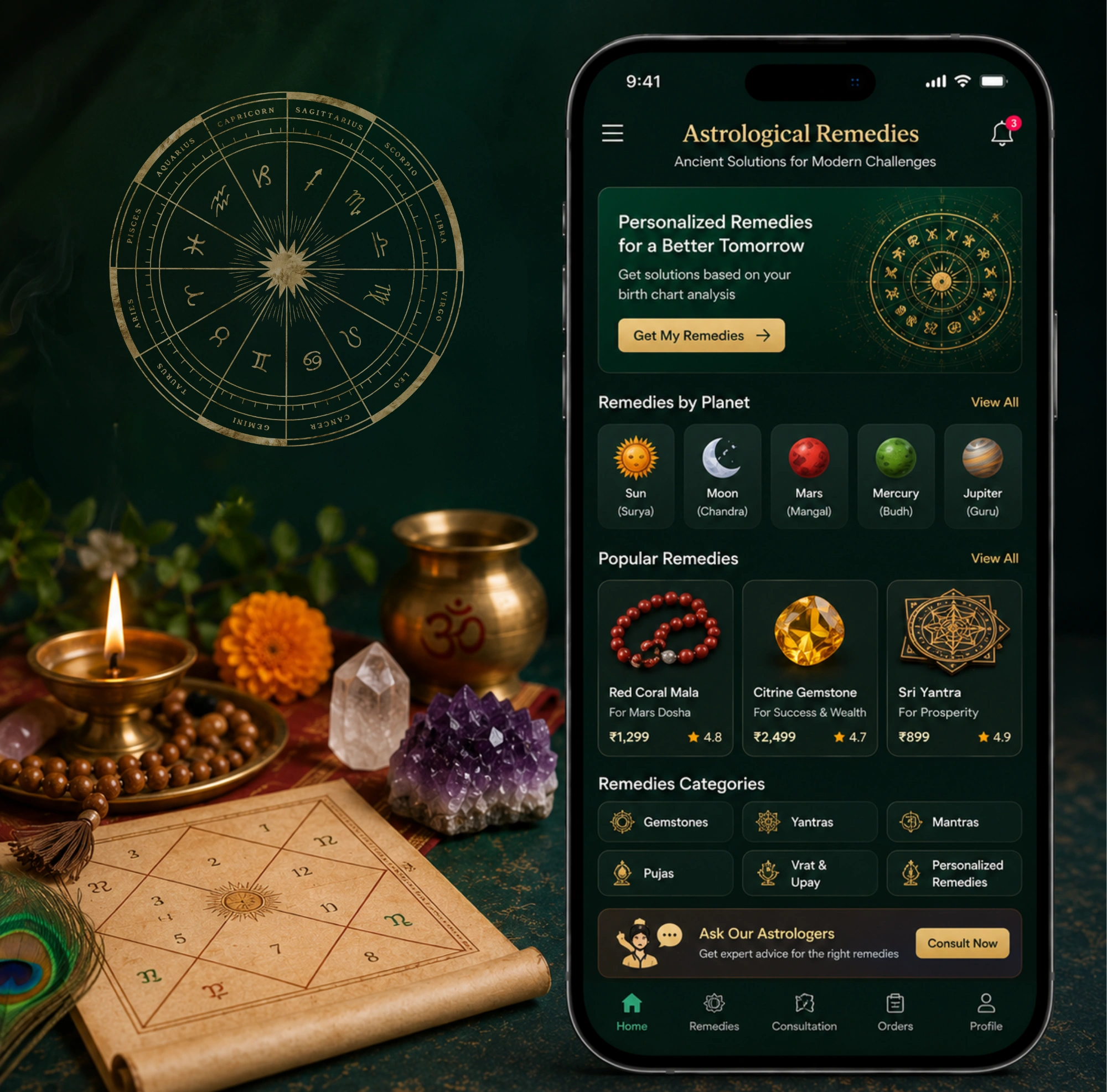 Astrological Remedies App Development