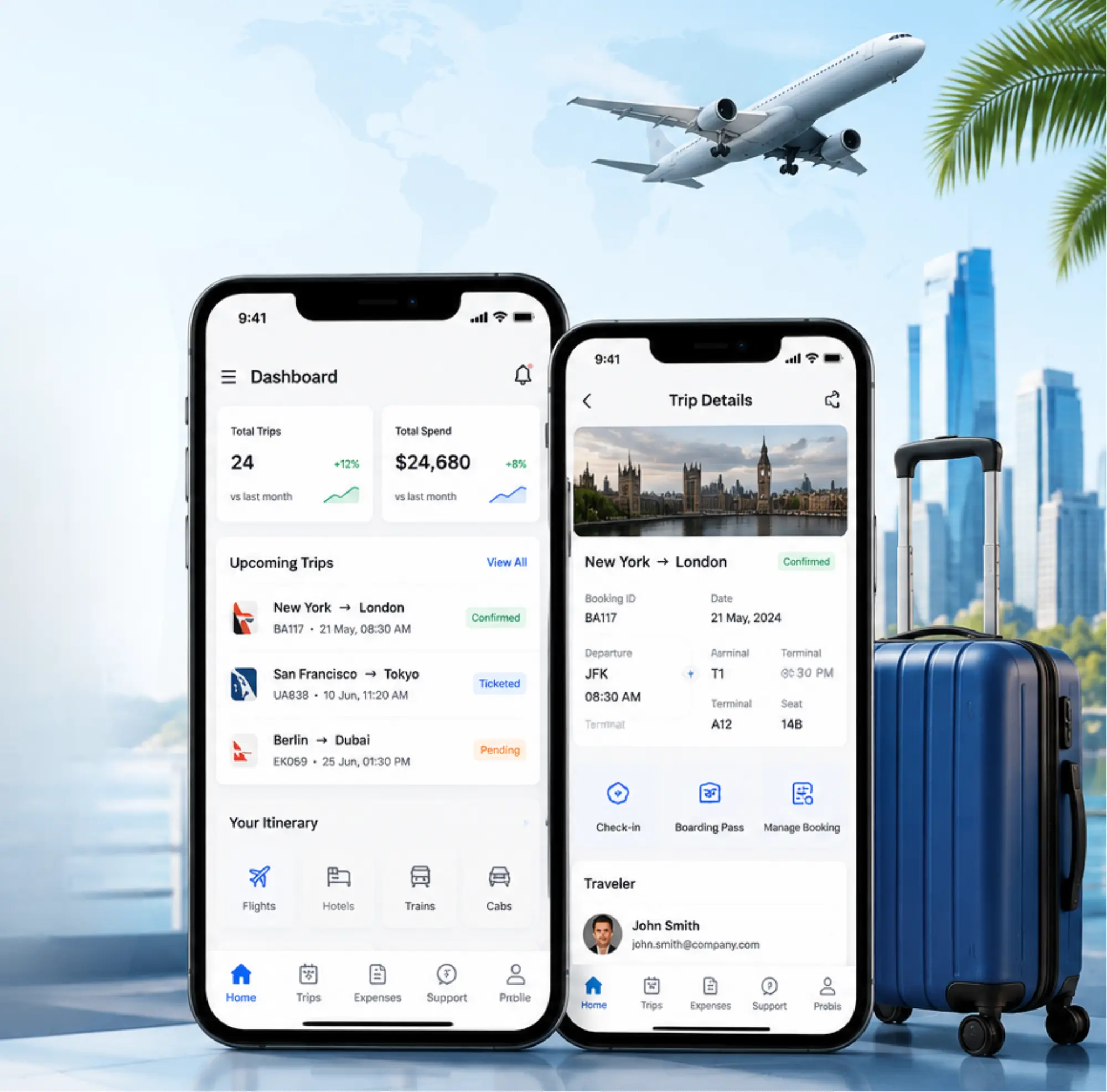 Business Travel App Development