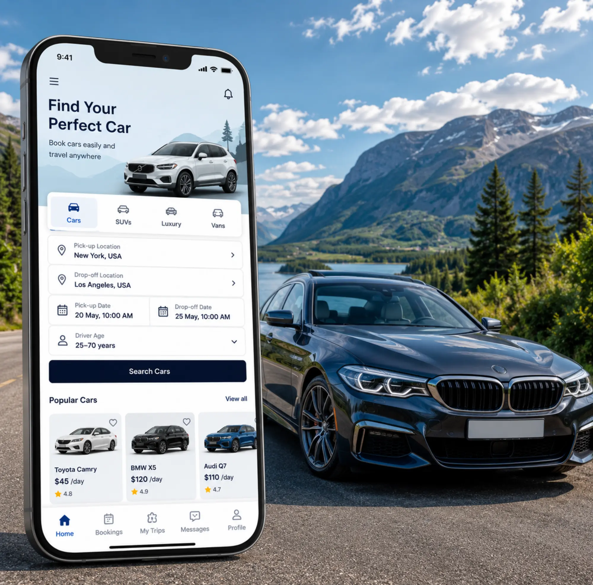 Car Rental App Development