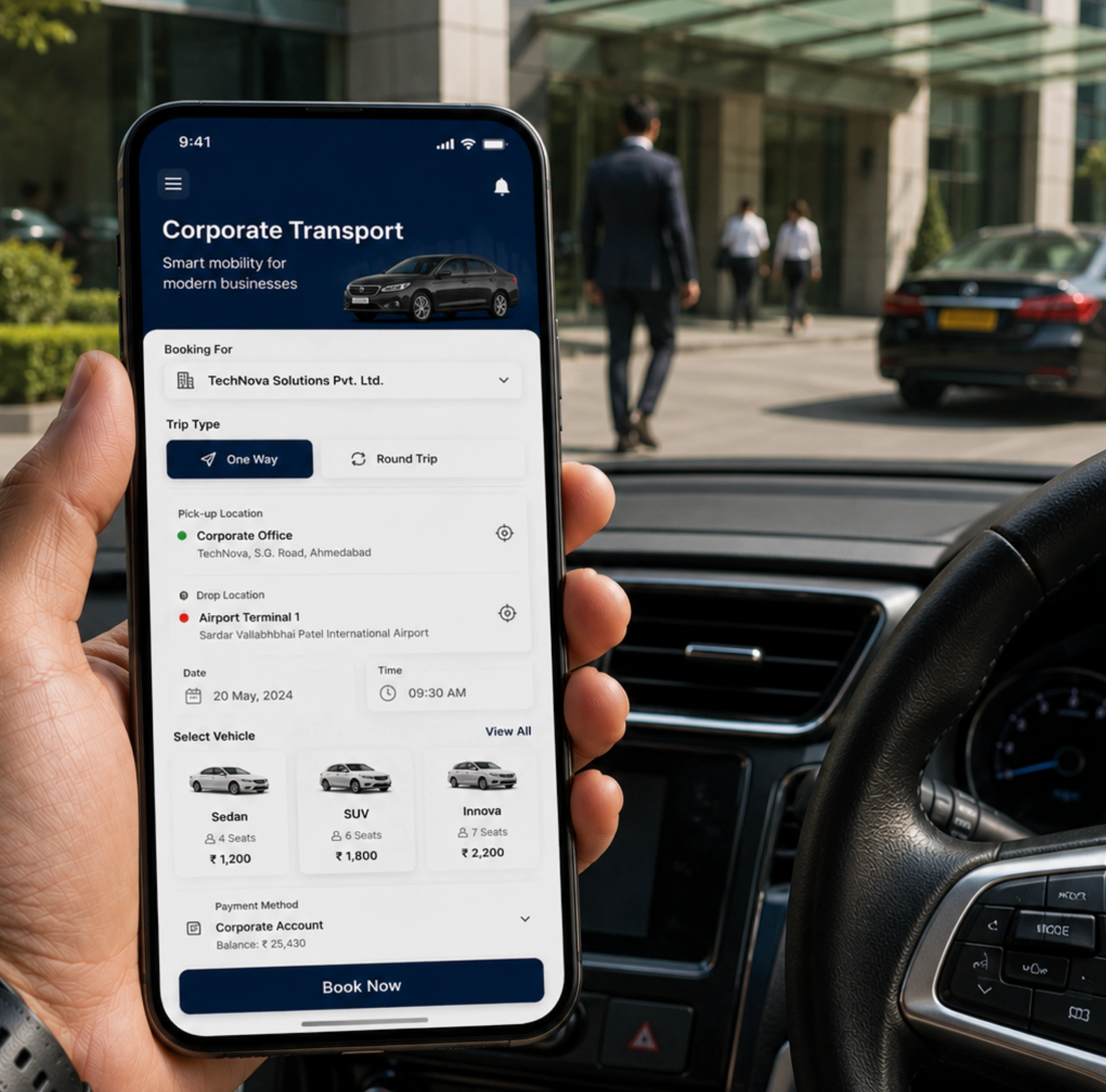 Corporate Transport Apps