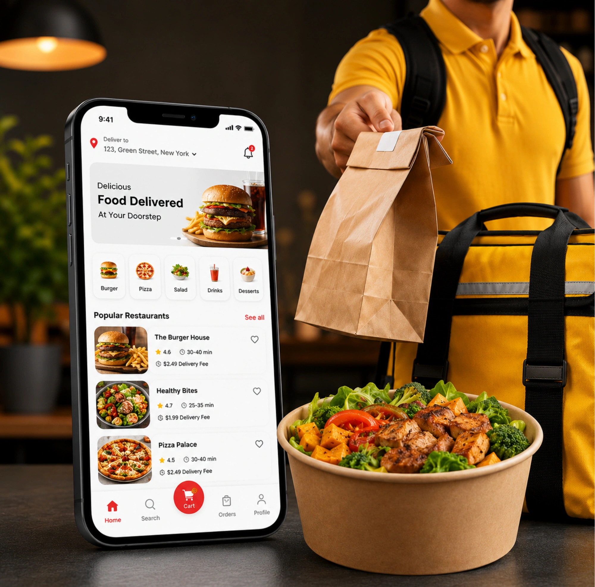 Custom Food Delivery App Development