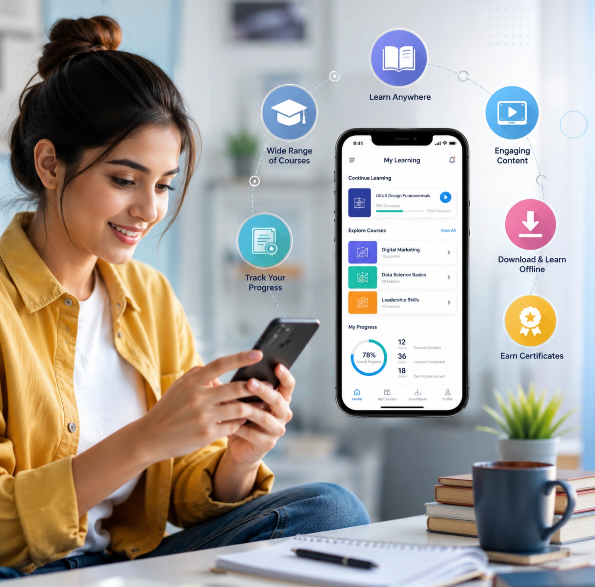 Custom Mobile Learning App
