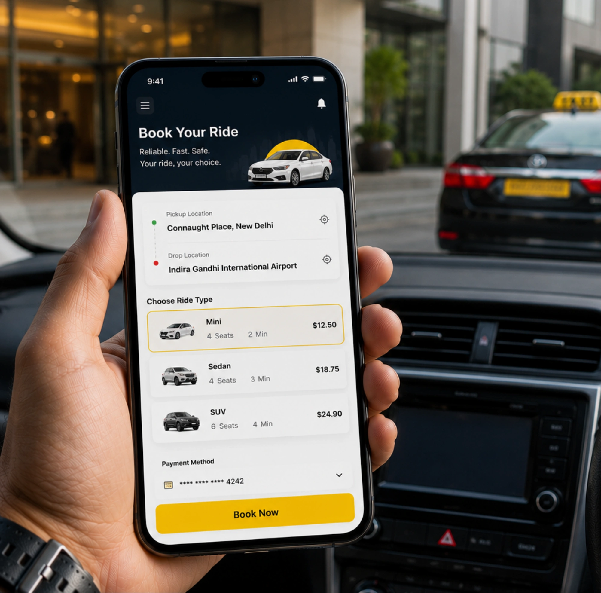 Custom Taxi Booking Apps