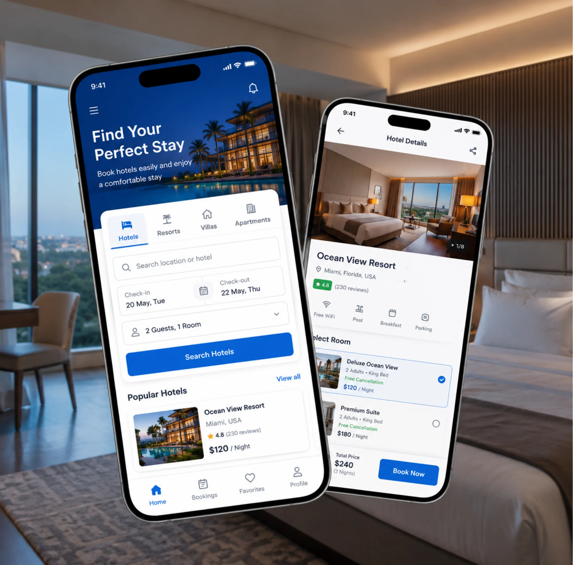 Hotel Booking App Development
