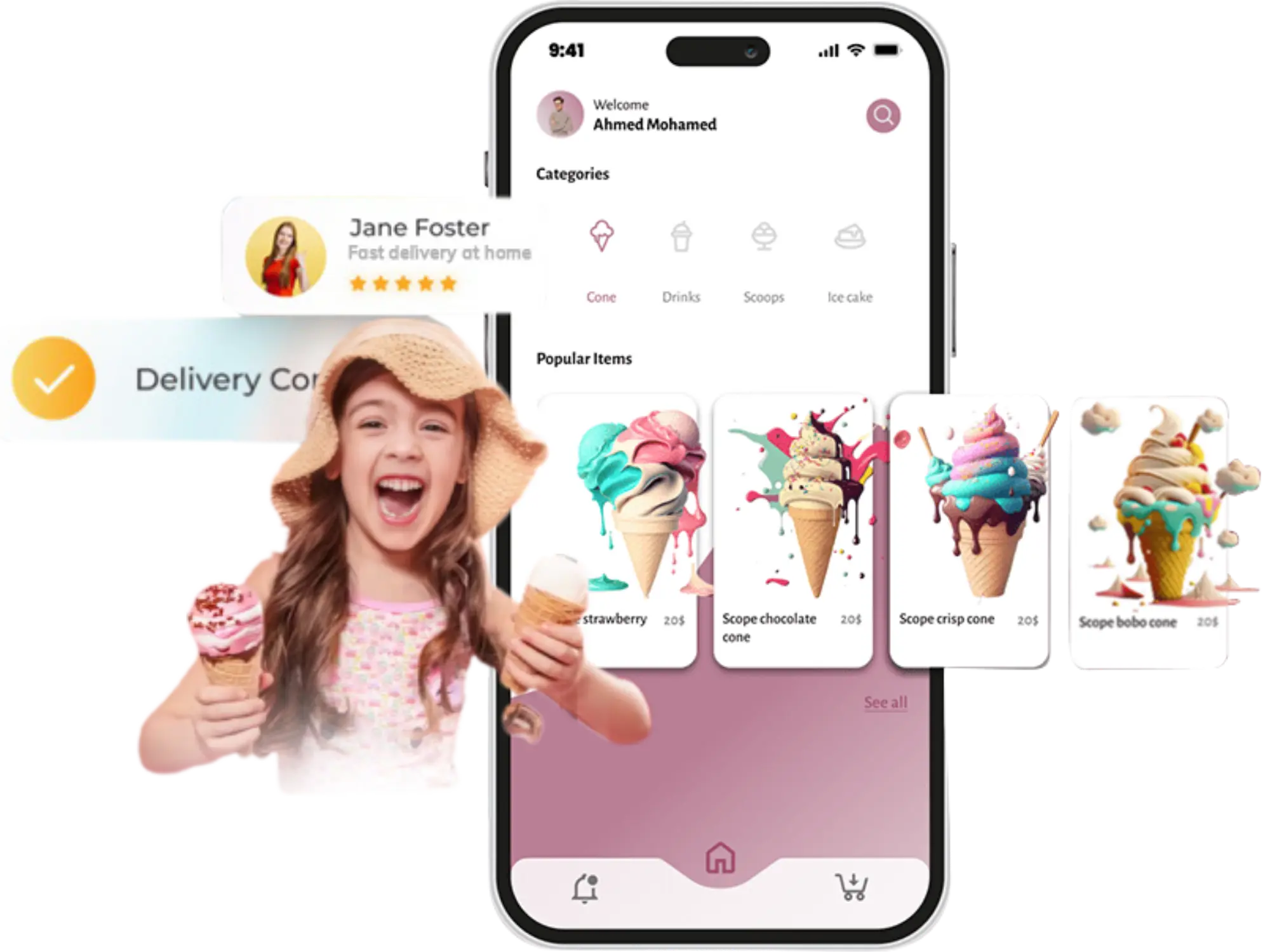 Ice Cream Delivery App Development
