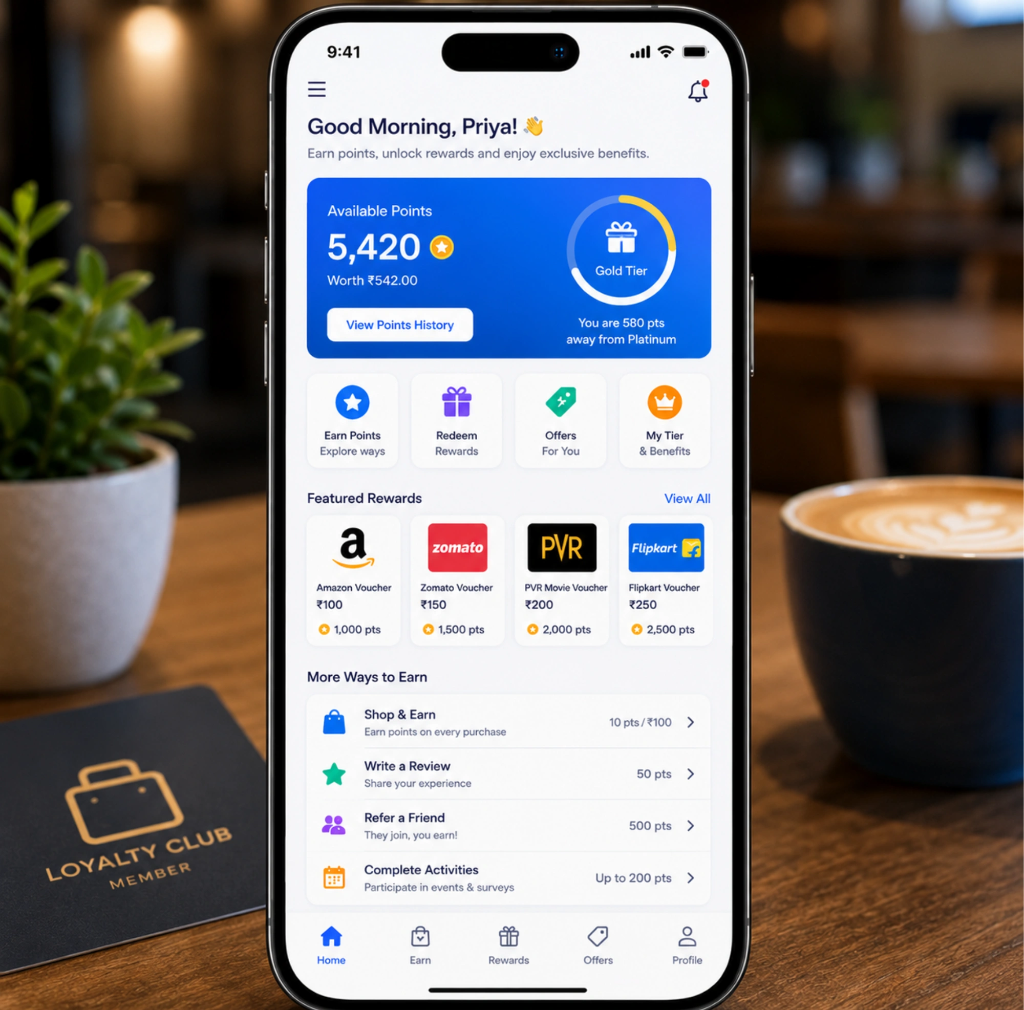 Points & Rewards Management