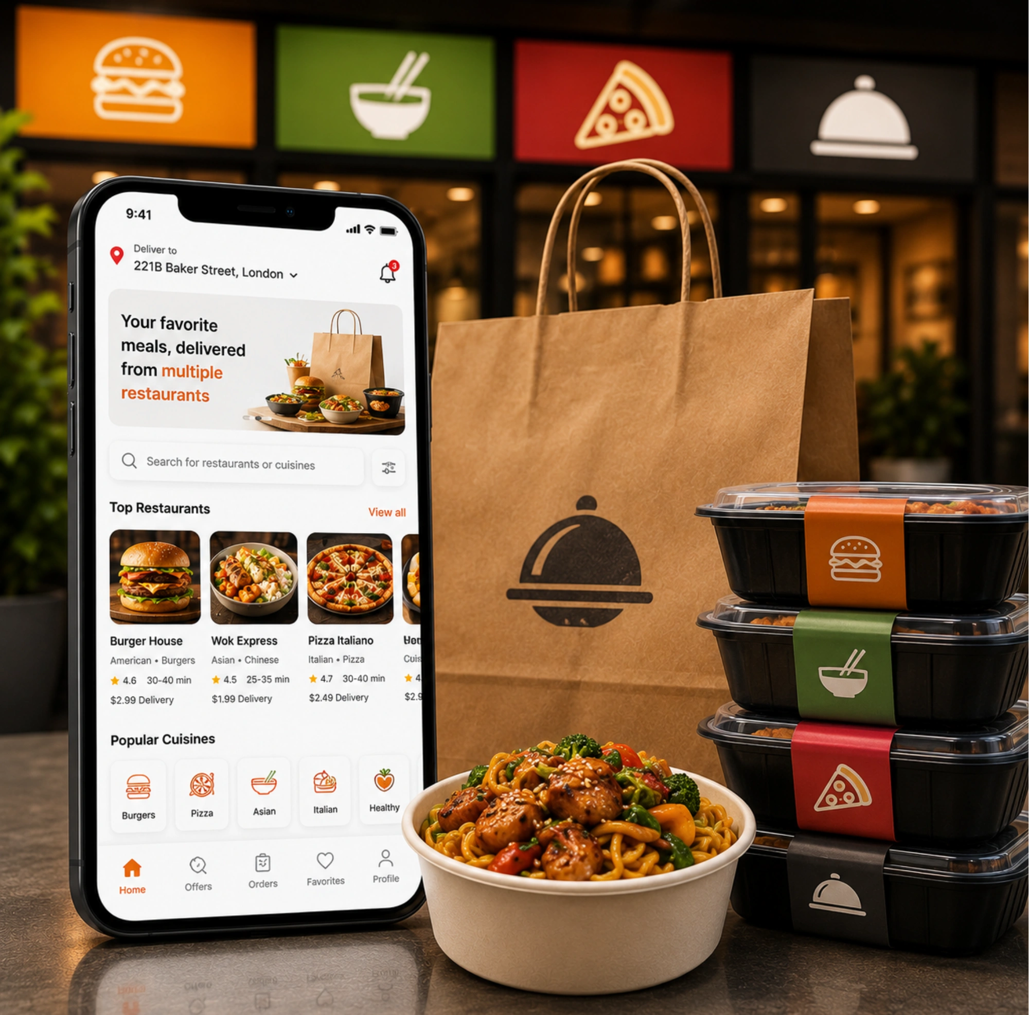 Multi-Restaurant Delivery App Development