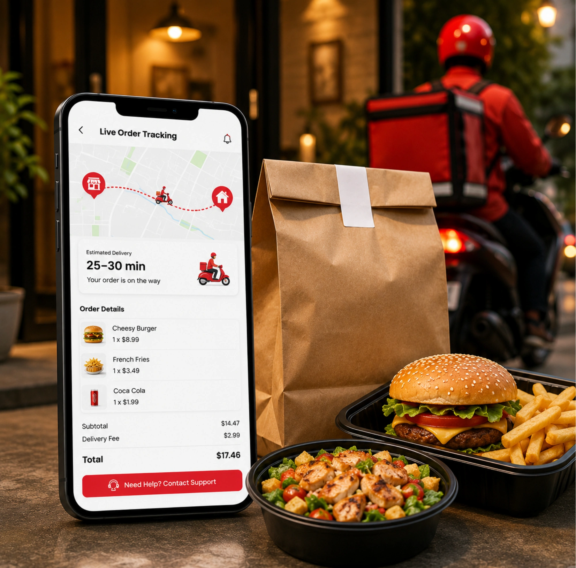 On-Demand Food Delivery App Solutions