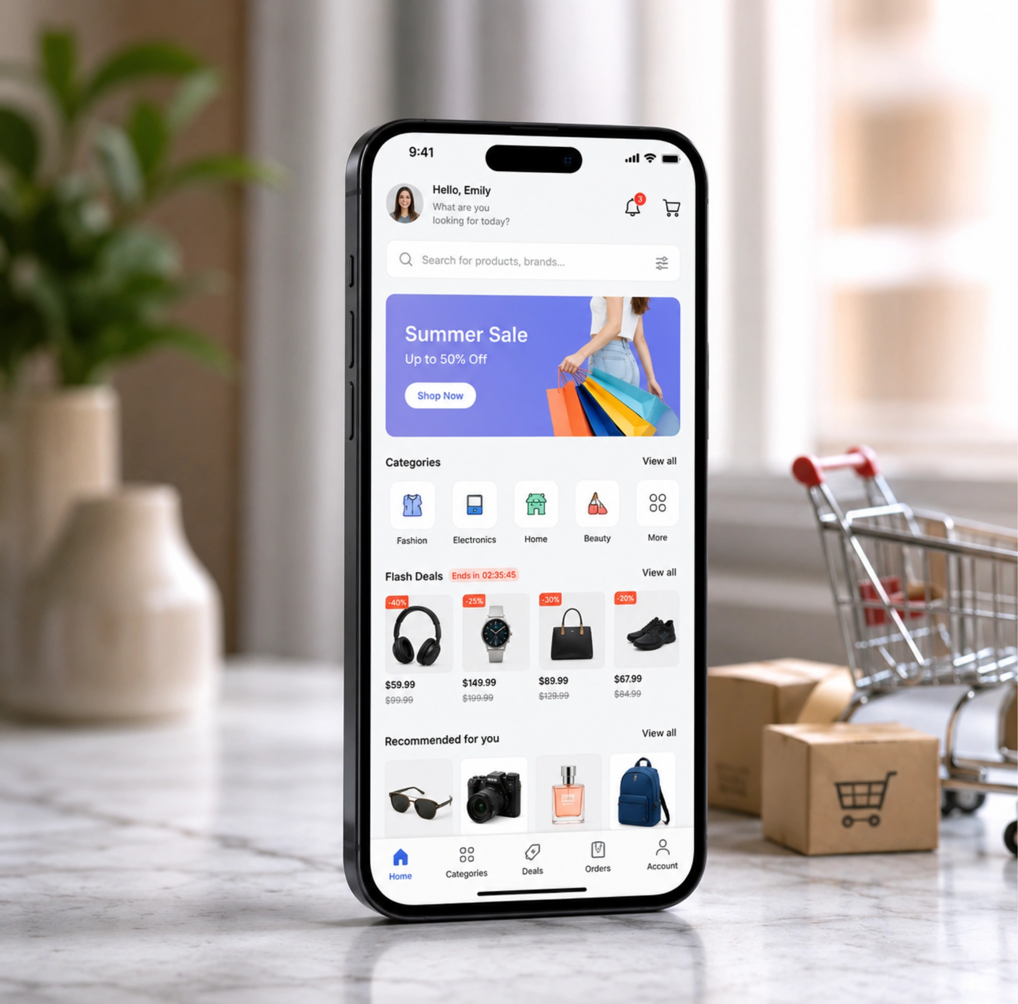 Online Shopping App Development