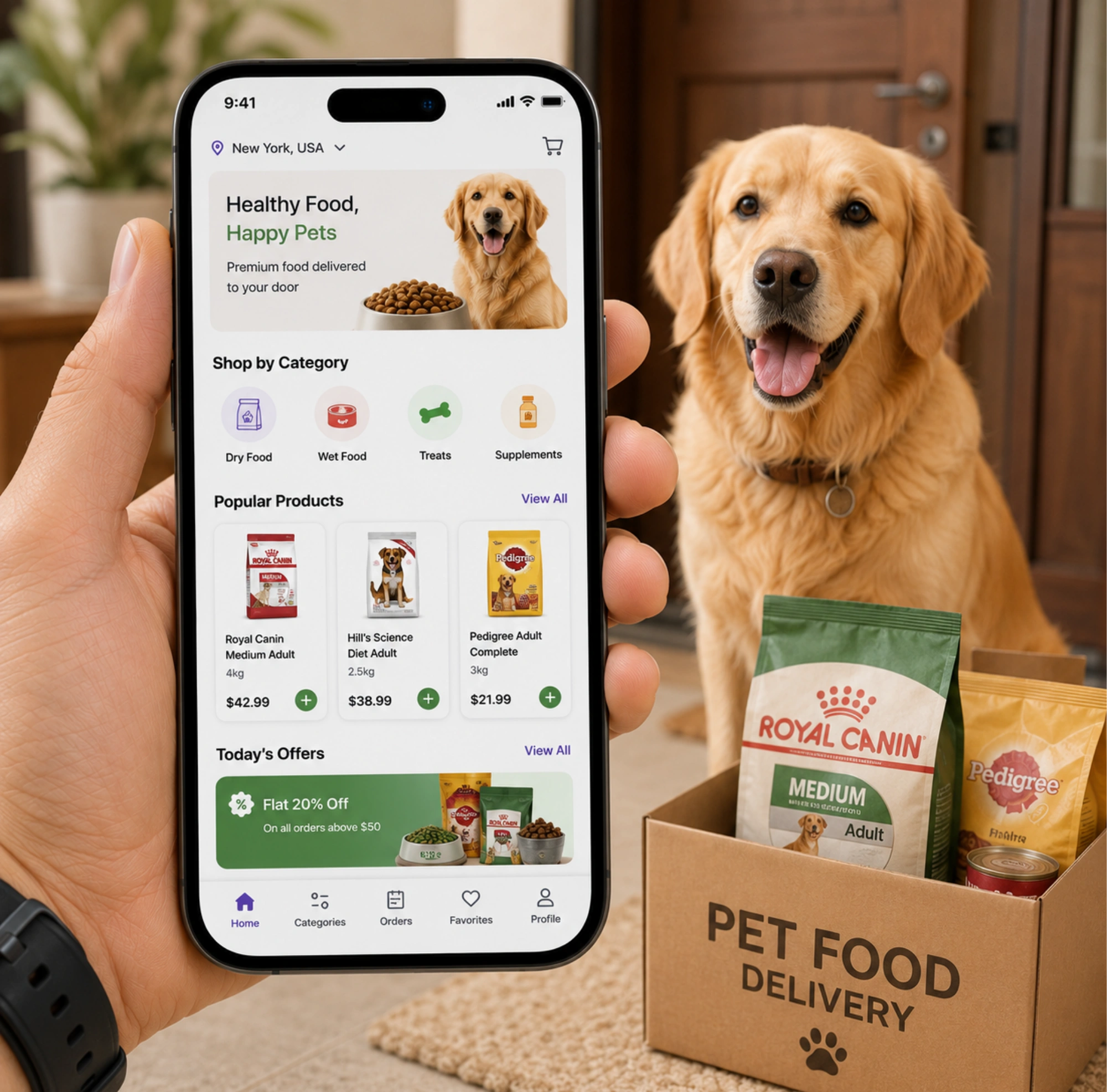 Pet Food Delivery App Development
