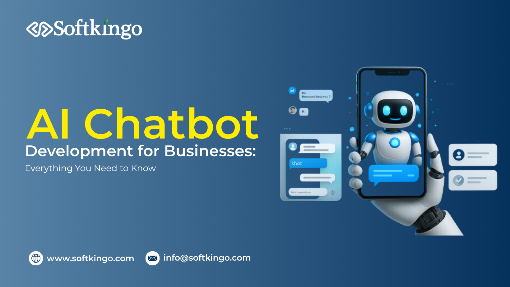 AI Chatbot Development for Businesses AI Chatbot Development for Businesses